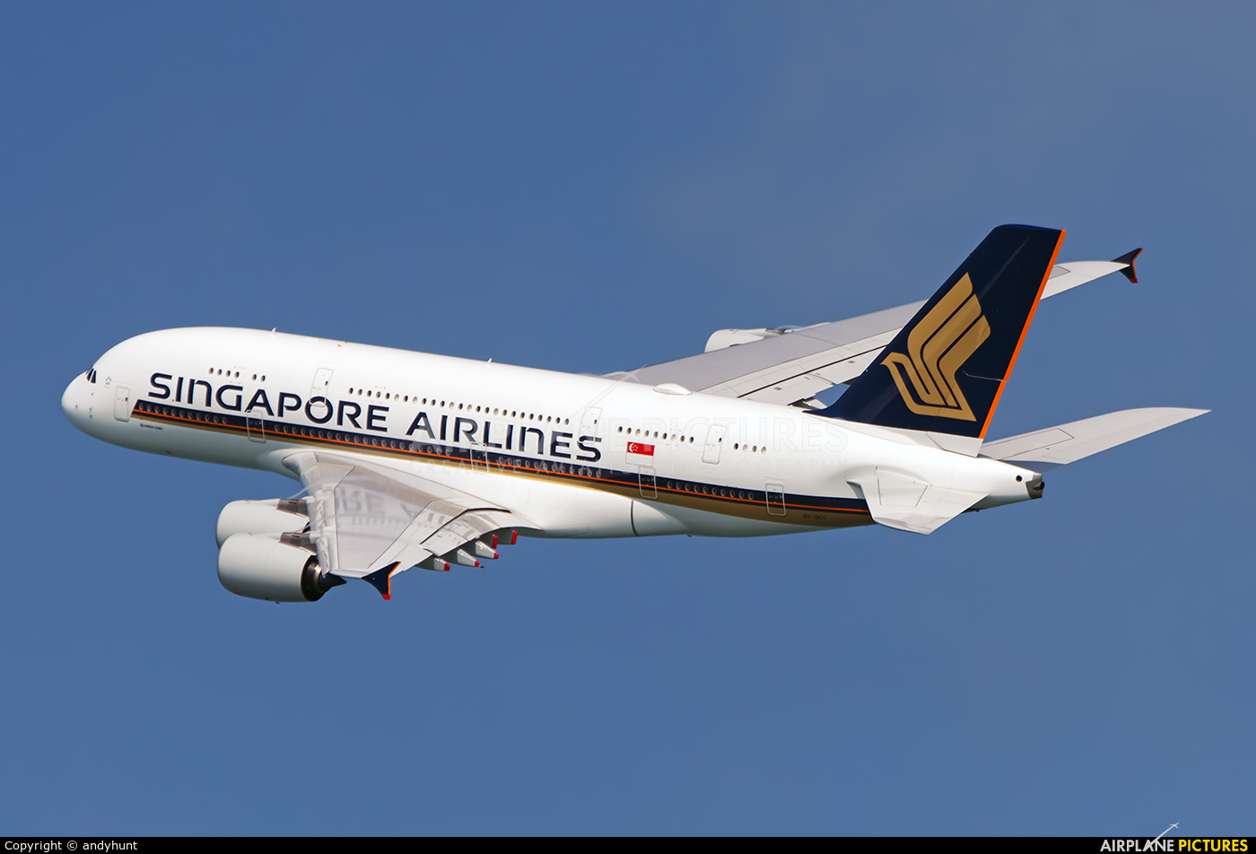 Singapore Airlines 9V-SKY aircraft at Singapore - Changi
