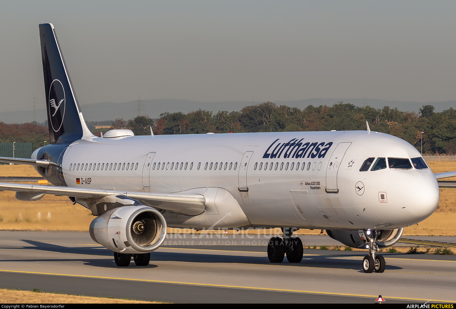 Lufthansa D-AISP aircraft at Frankfurt