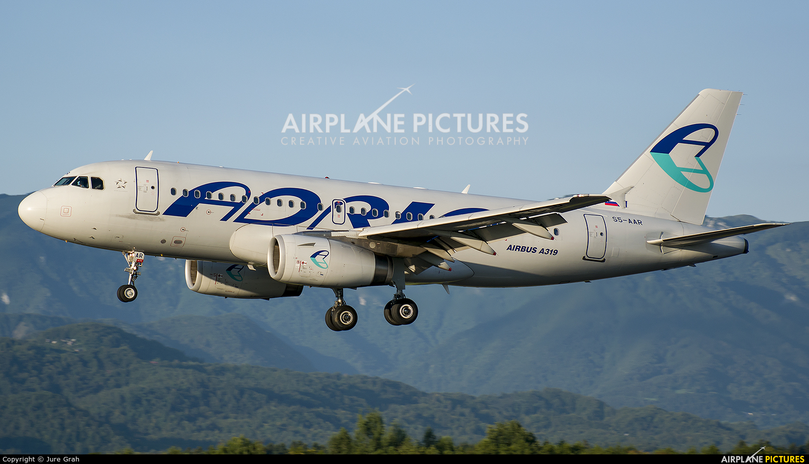 Adria Airways S5-AAR aircraft at Ljubljana - Brnik