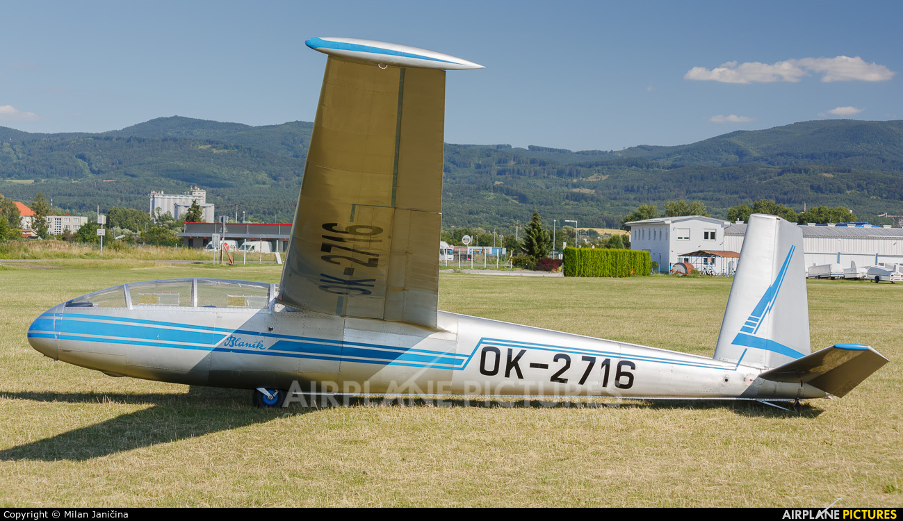 Private OK-2716 aircraft at Prievidza
