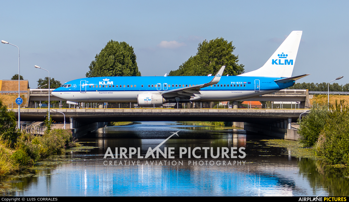KLM PH-BXH aircraft at Amsterdam - Schiphol