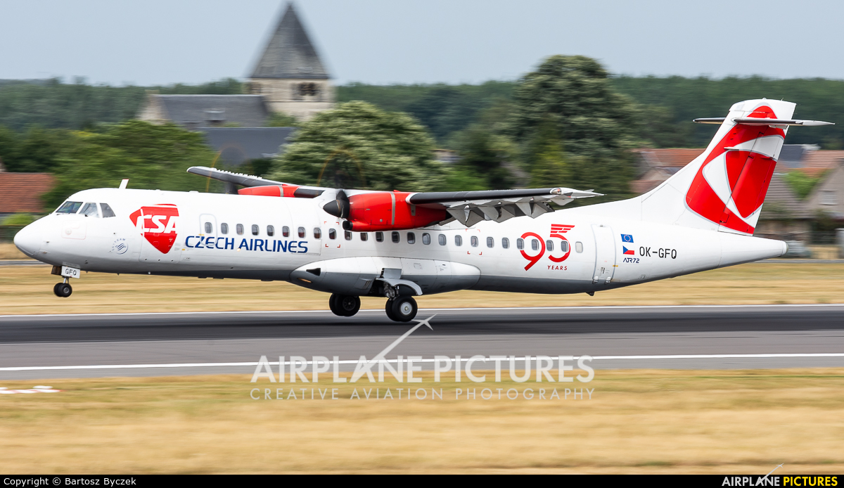 CSA - Czech Airlines OK-GFQ aircraft at Brussels - Zaventem