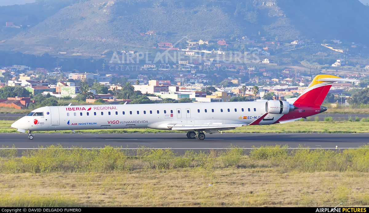 Air Nostrum - Iberia Regional EC-MJO aircraft at Tenerife Norte - Los Rodeos