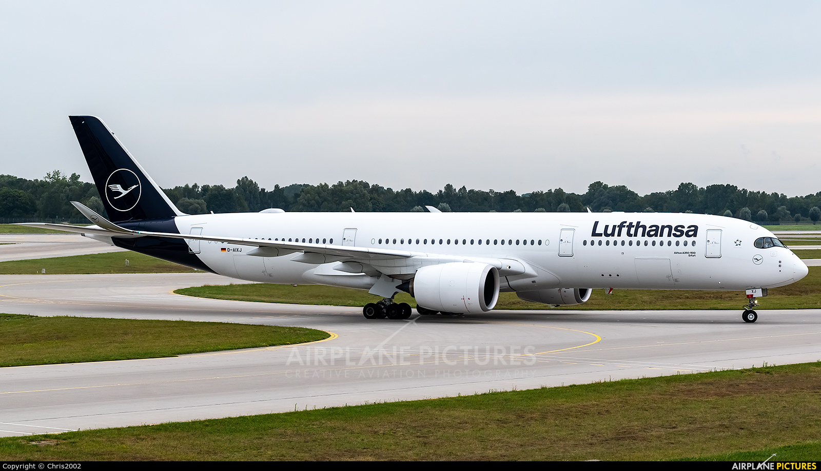 Lufthansa D-AIXJ aircraft at Munich