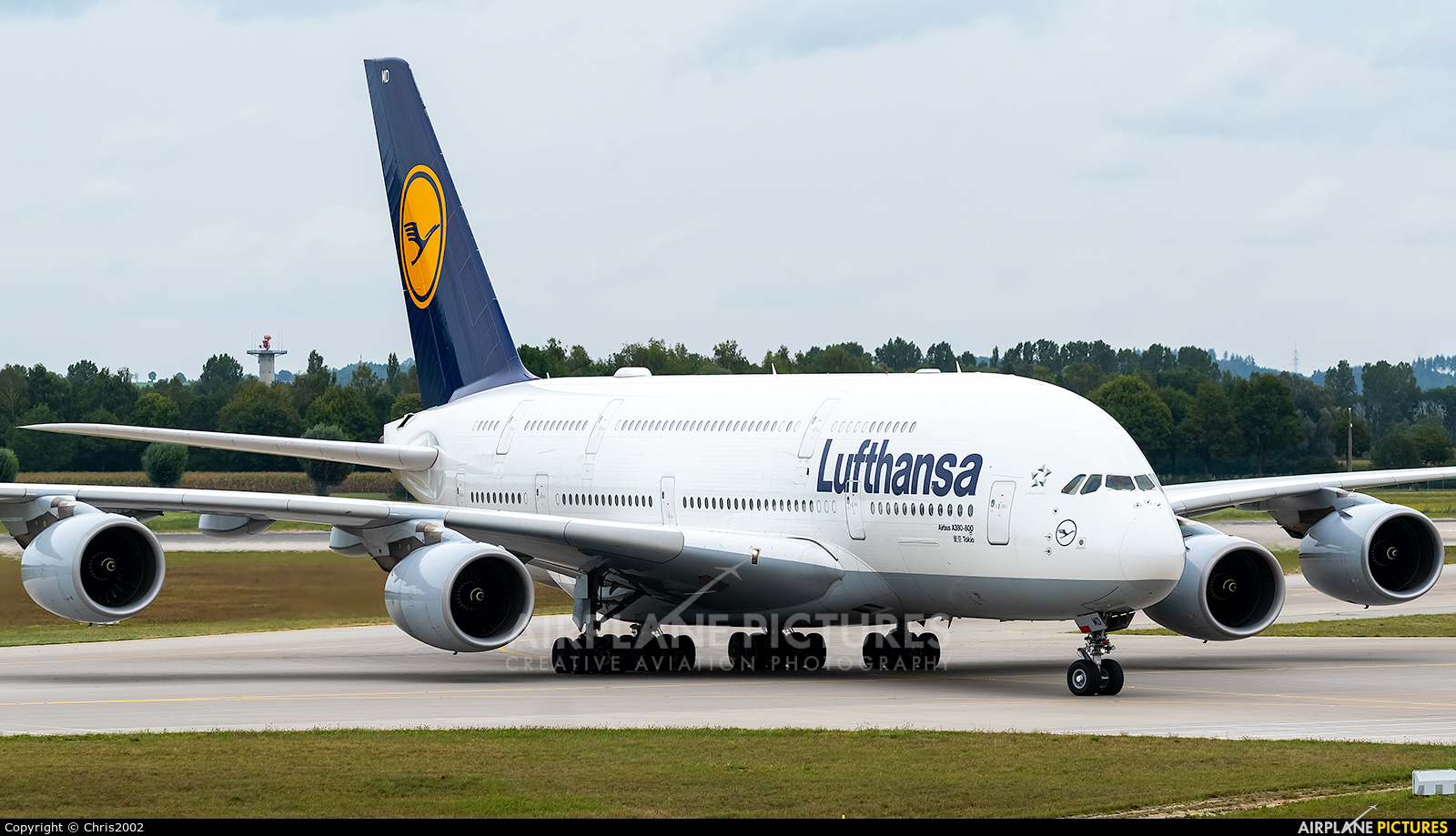Lufthansa D-AIMD aircraft at Munich