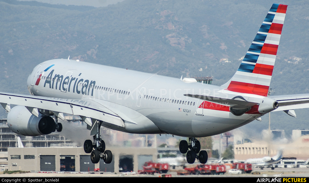American Airlines N292AY aircraft at Barcelona - El Prat