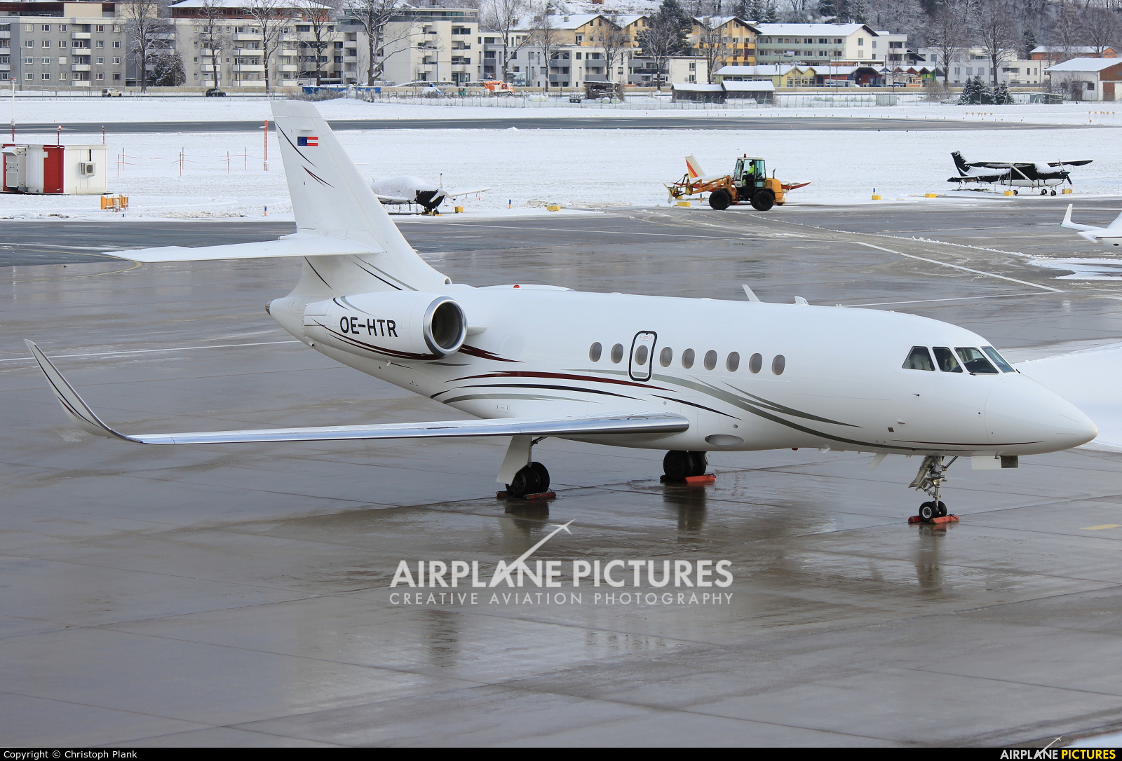 Private OE-HTR aircraft at Innsbruck