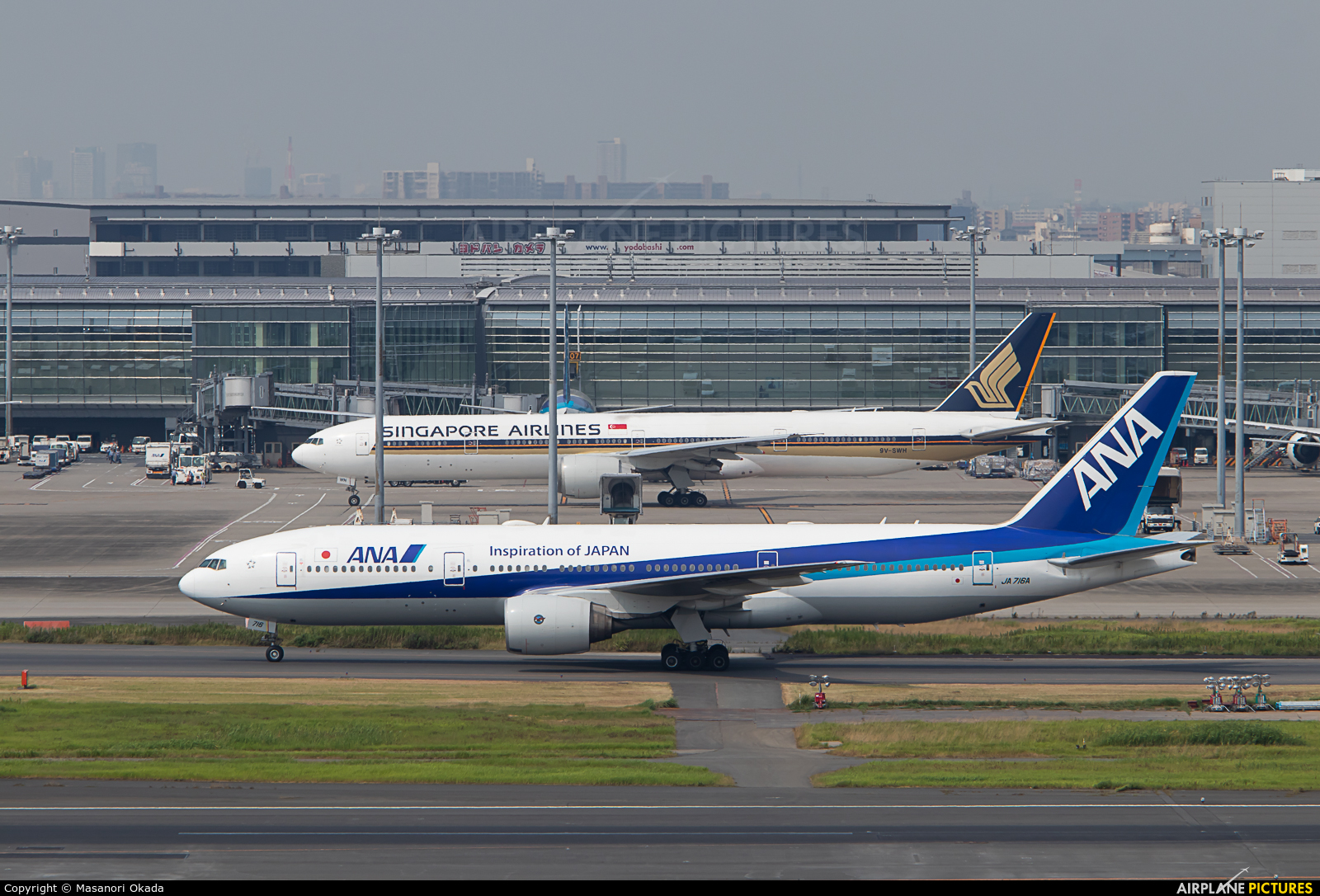 ANA - All Nippon Airways JA716A aircraft at Tokyo - Haneda Intl