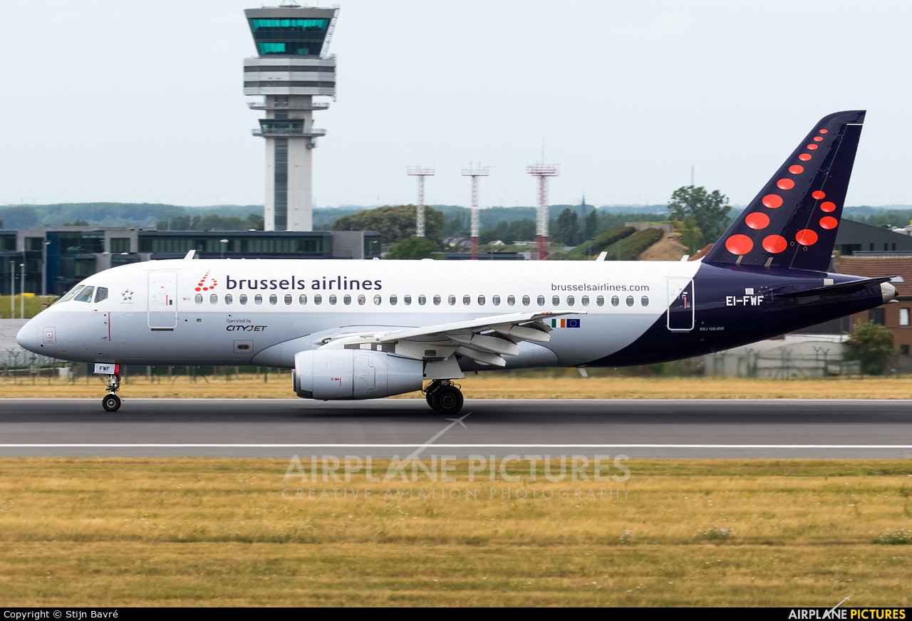 Brussels Airlines EI-FWF aircraft at Brussels - Zaventem