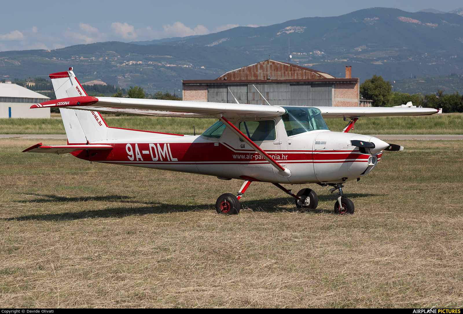 Private 9A-DLM aircraft at Verona - Boscomantico