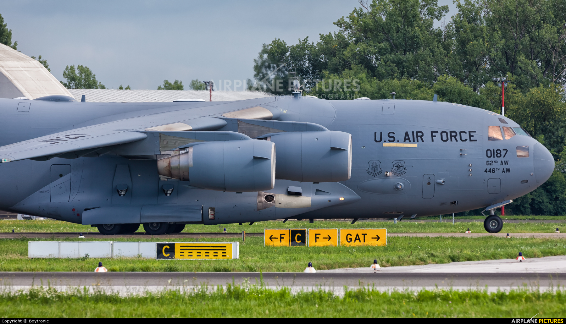 USA - Air Force 01-0187 aircraft at Zagreb