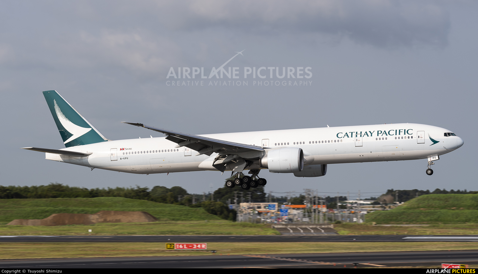 Cathay Pacific B-KPU aircraft at Tokyo - Narita Intl