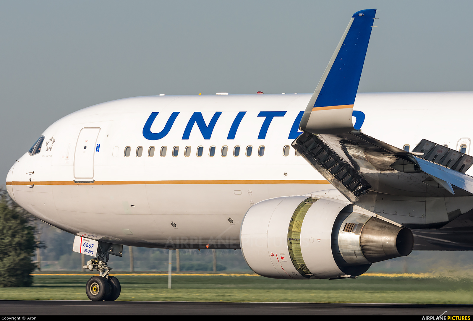 United Airlines N667UA aircraft at Amsterdam - Schiphol