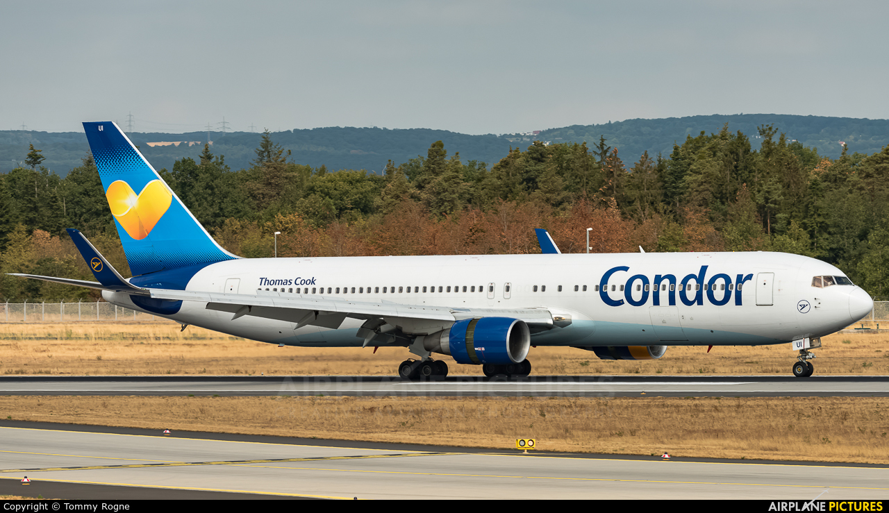 Condor D-ABUI aircraft at Frankfurt