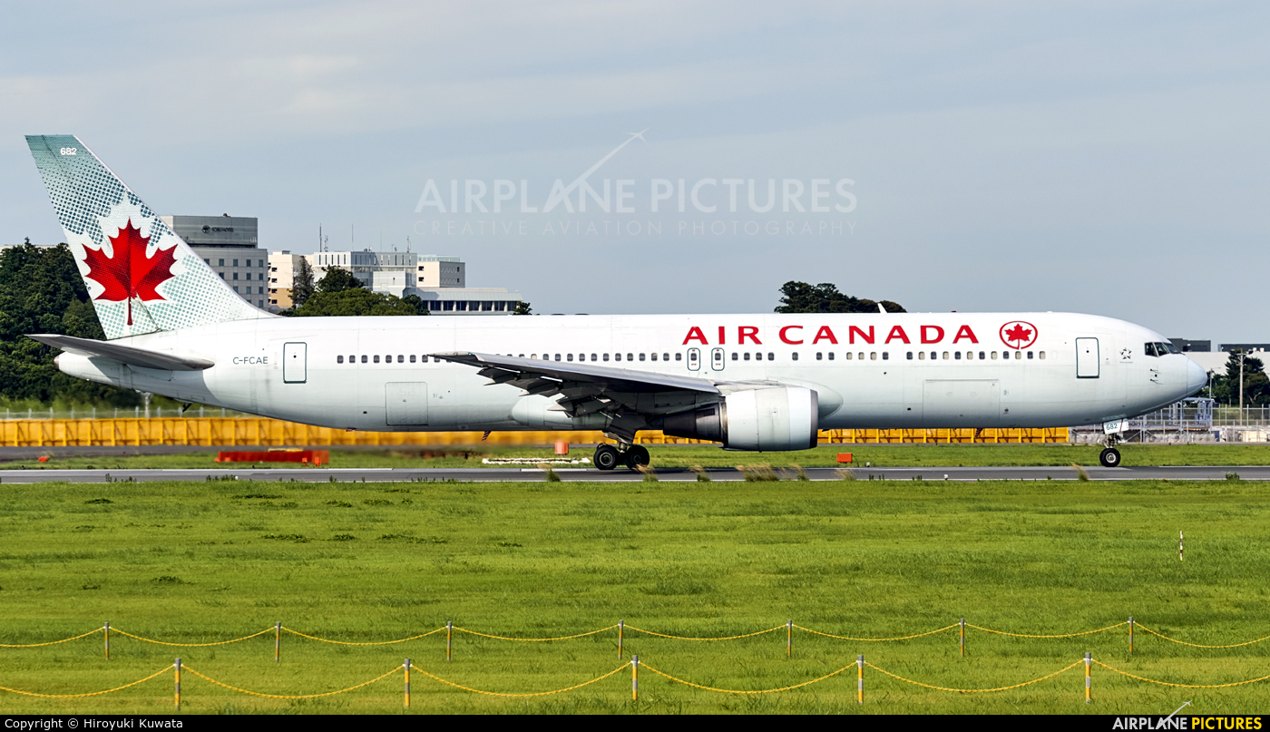 Air Canada C-FCAE aircraft at Tokyo - Narita Intl