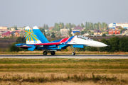 20 - Russia - Air Force Sukhoi Su-27UB aircraft
