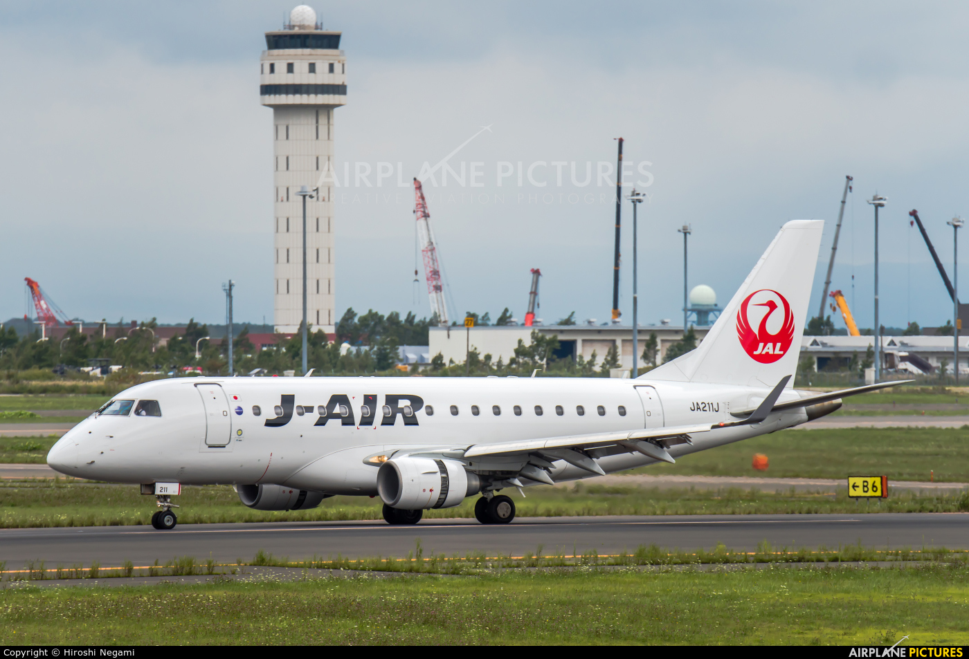 J-Air JA211J aircraft at New Chitose