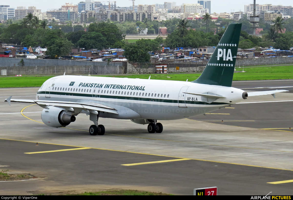 PIA - Pakistan International Airlines AP-BLA aircraft at Mumbai - Chhatrapati Shivaji Intl