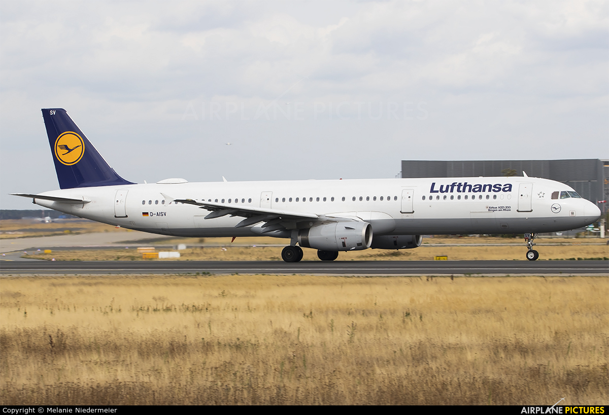 Lufthansa D-AISV aircraft at Frankfurt