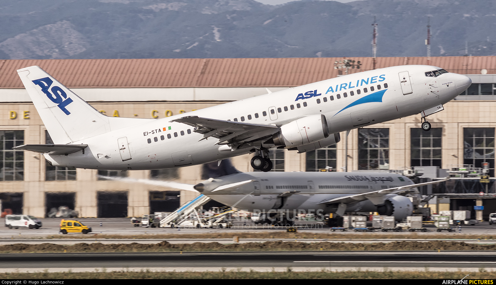 ASL Airlines EI-STA aircraft at Málaga
