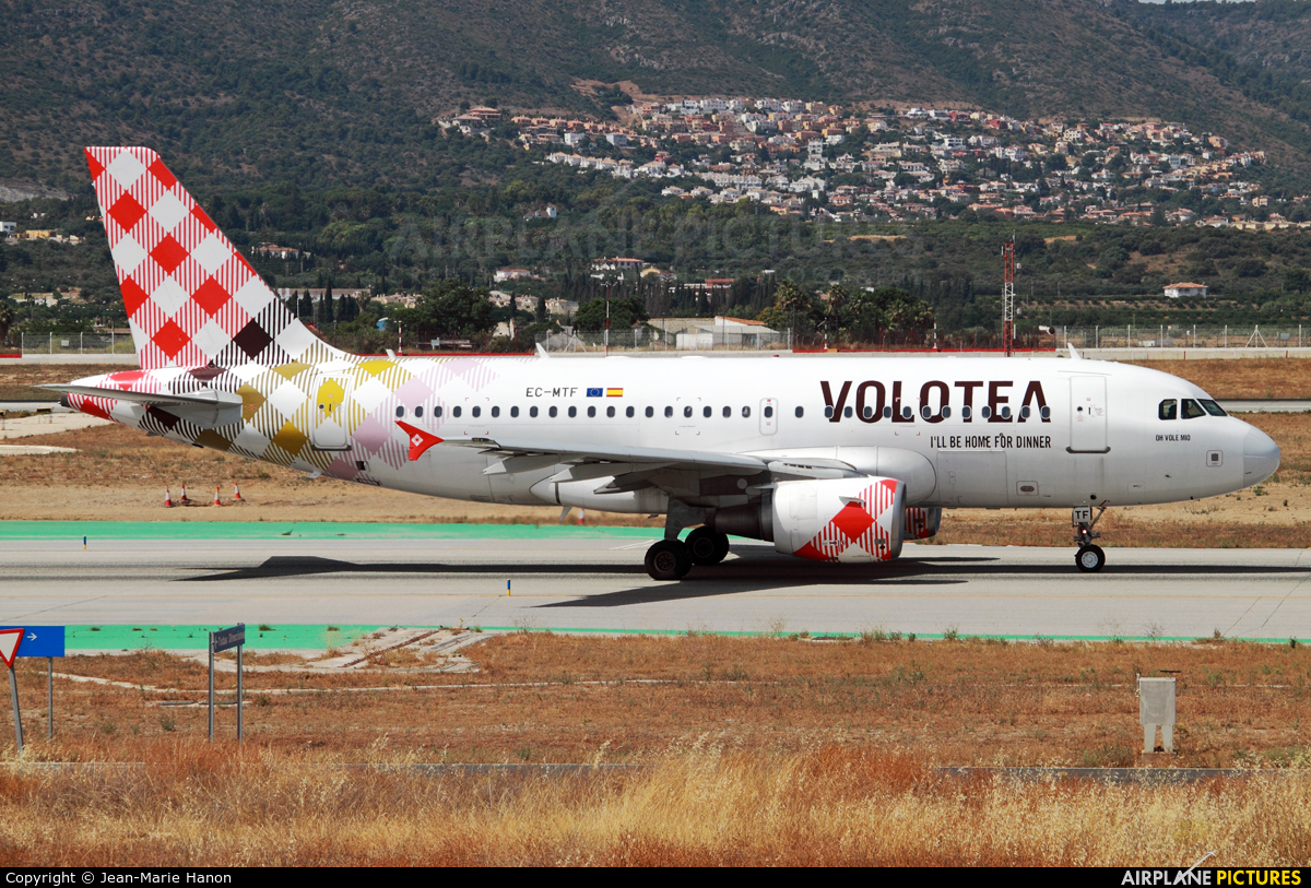 Volotea Airlines EC-MTF aircraft at Málaga