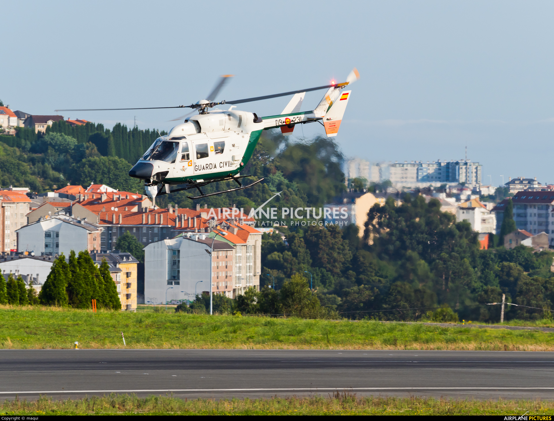 Spain - Guardia Civil HU.22-06 aircraft at La Coruña
