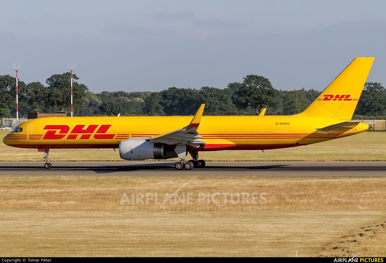 DHL Cargo G-DHKO aircraft at London - Luton