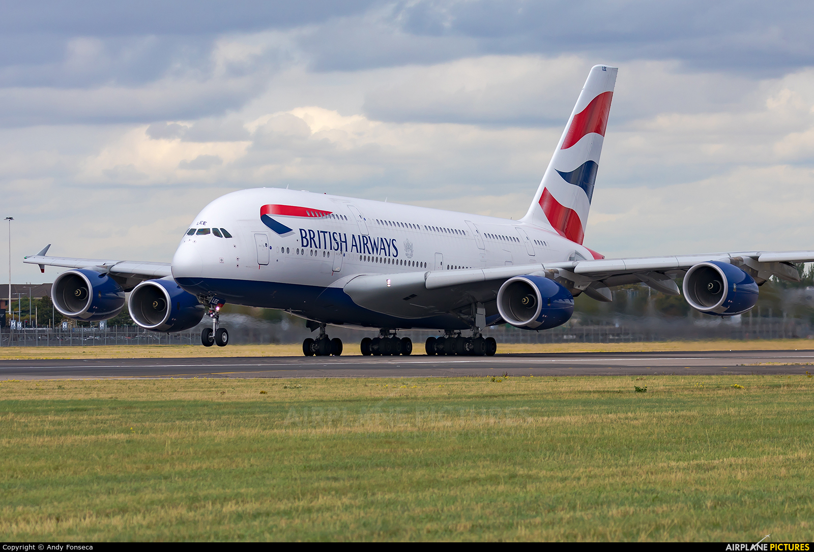 British Airways G-XLEE aircraft at London - Heathrow