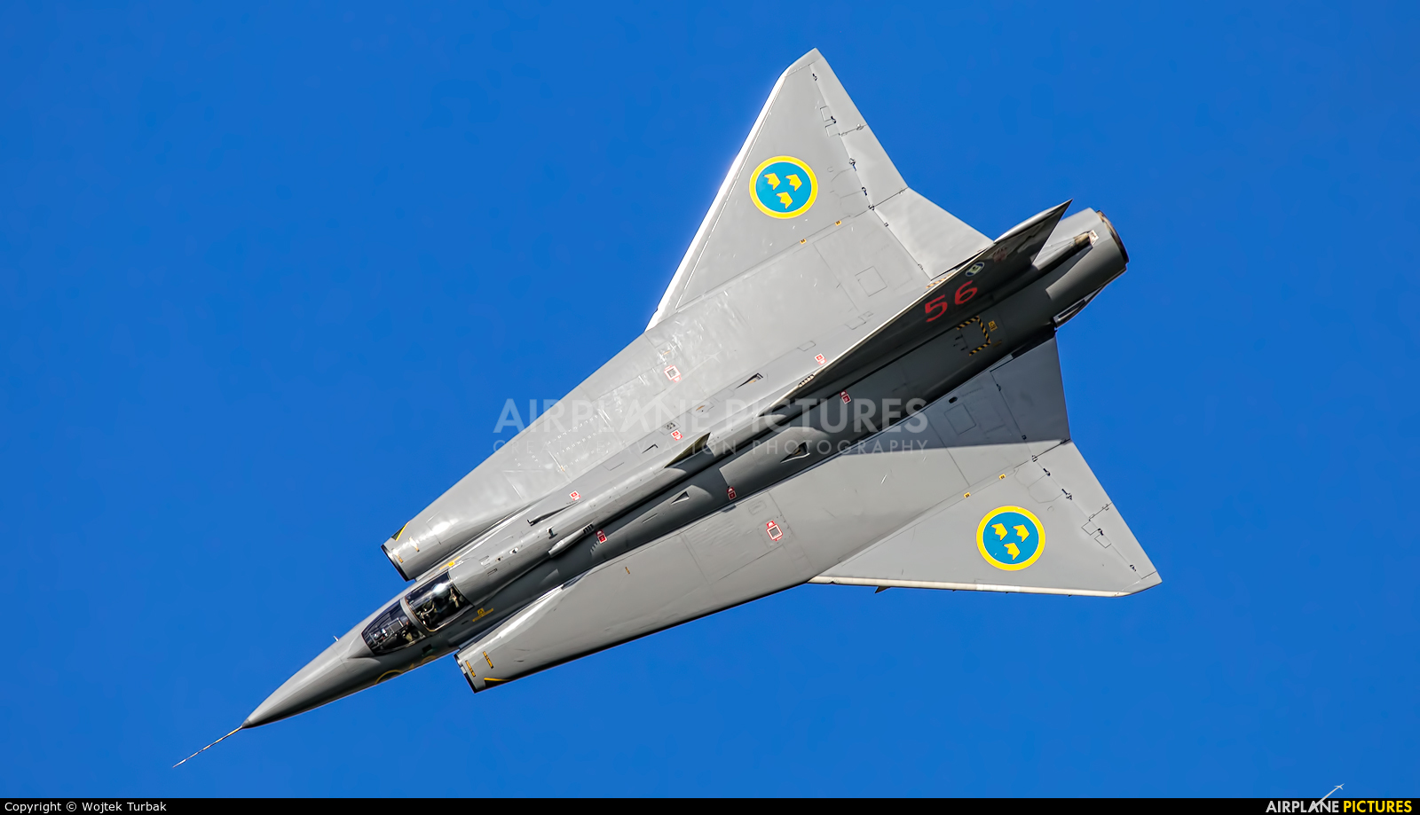 56 Sweden Air Force Saab J 35d Draken At Ostrava Mosnov Photo Id Airplane Pictures Net