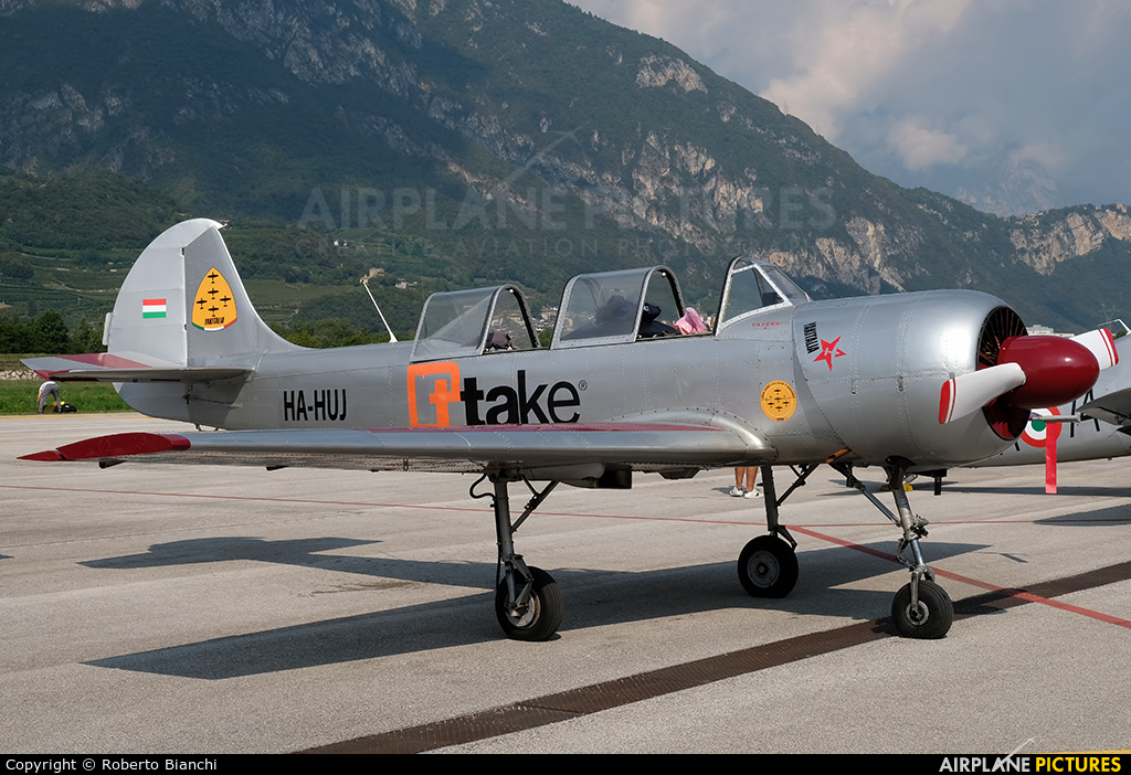 Private HA-HUJ aircraft at Trento - Mattarello