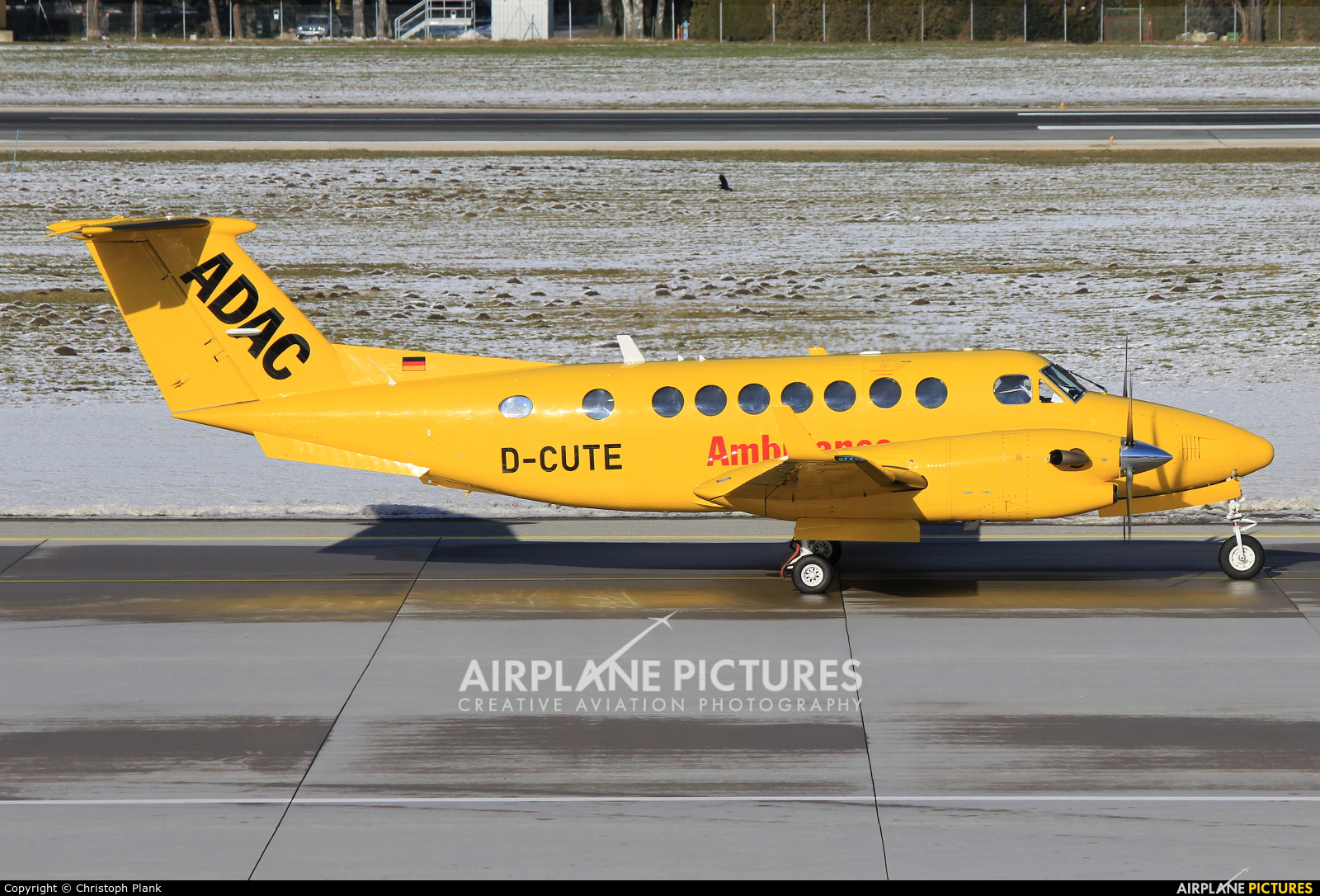 ADAC Luftrettung D-CUTE aircraft at Innsbruck