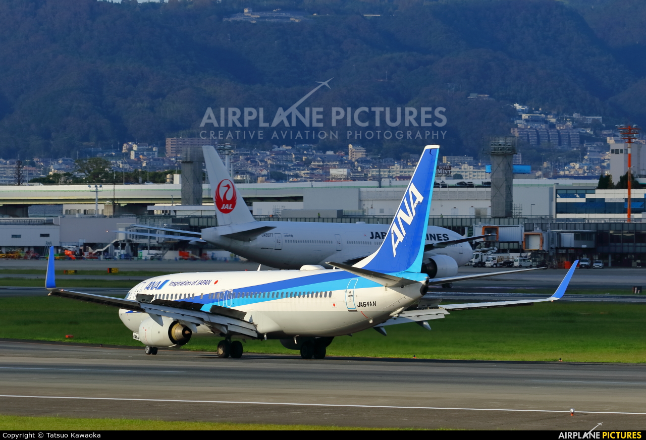 ANA - All Nippon Airways JA64AN aircraft at Osaka - Itami Intl