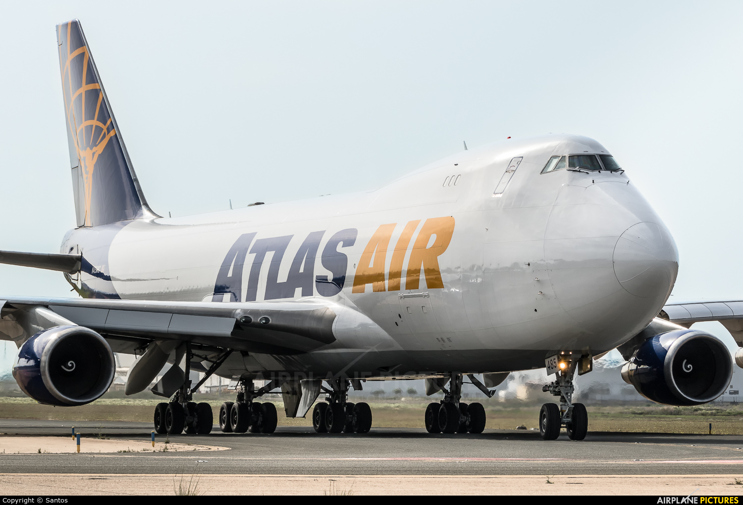 Atlas Air N485MC aircraft at Seville - San Pablo