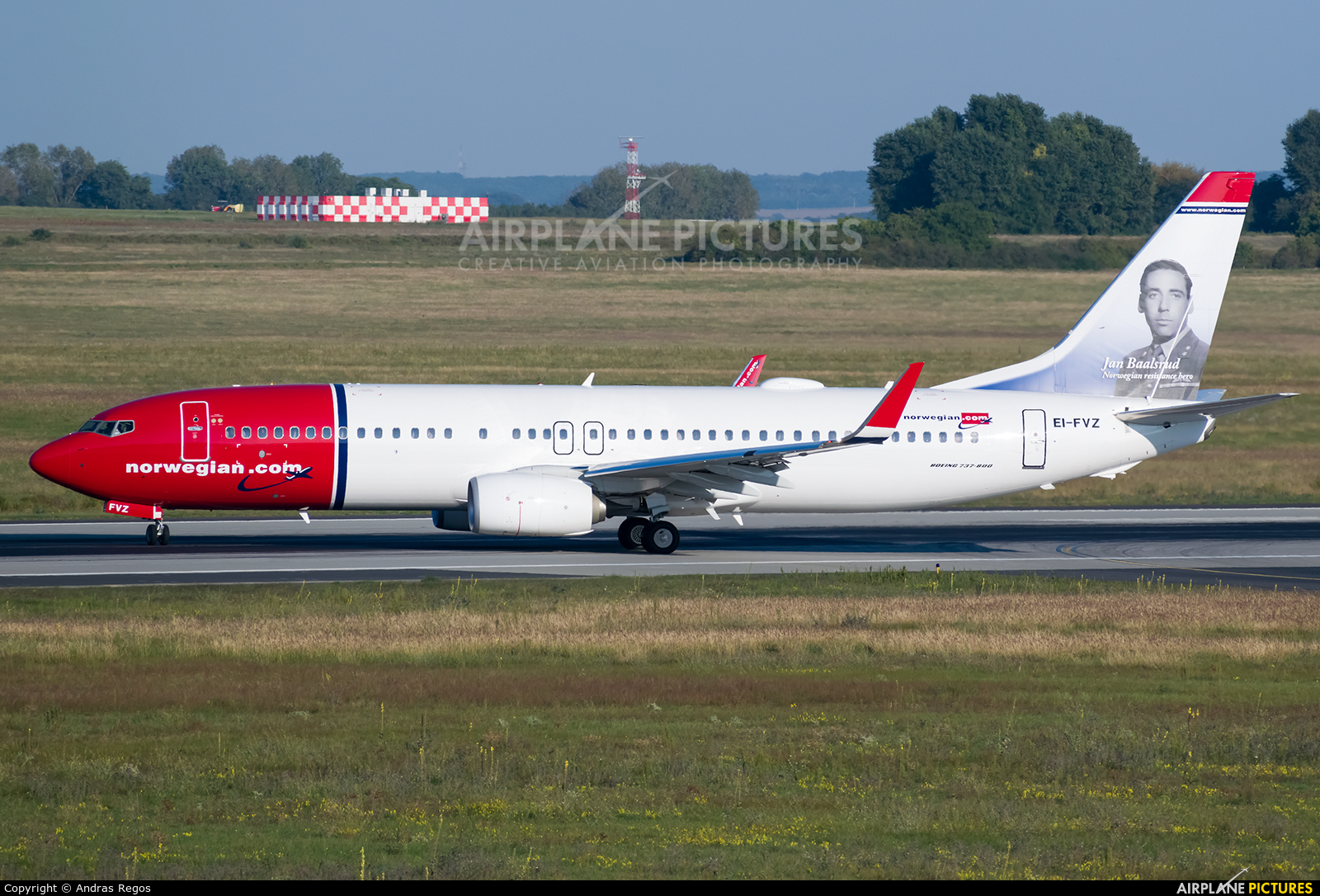Norwegian Air International EI-FVZ aircraft at Budapest Ferenc Liszt International Airport