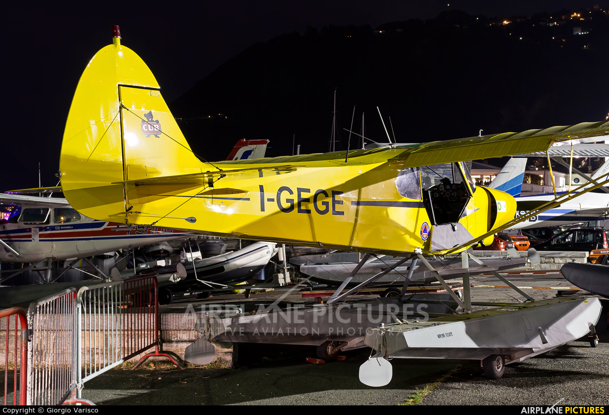 Private I-GEGE aircraft at Como Idroscalo