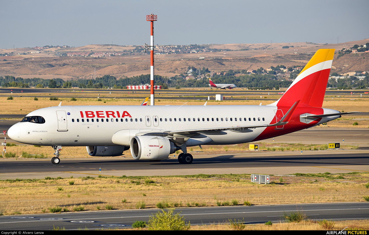 Iberia EC-MXU aircraft at Madrid - Barajas
