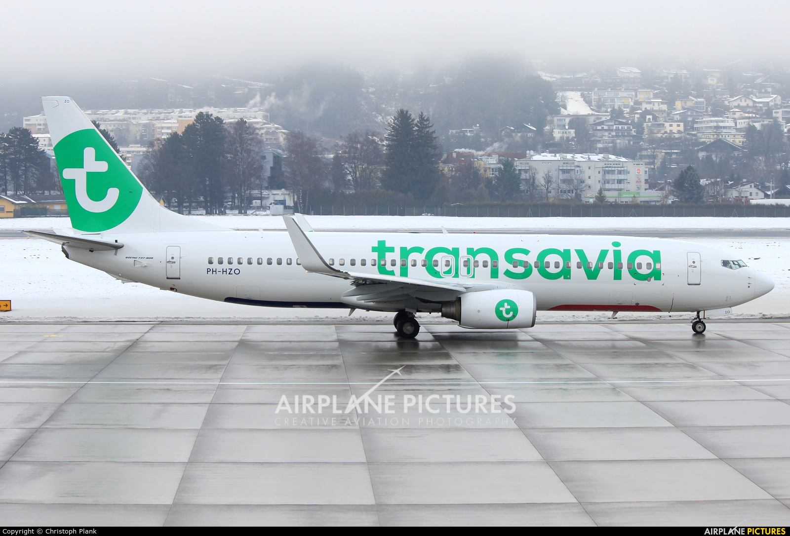 Transavia PH-HZO aircraft at Innsbruck