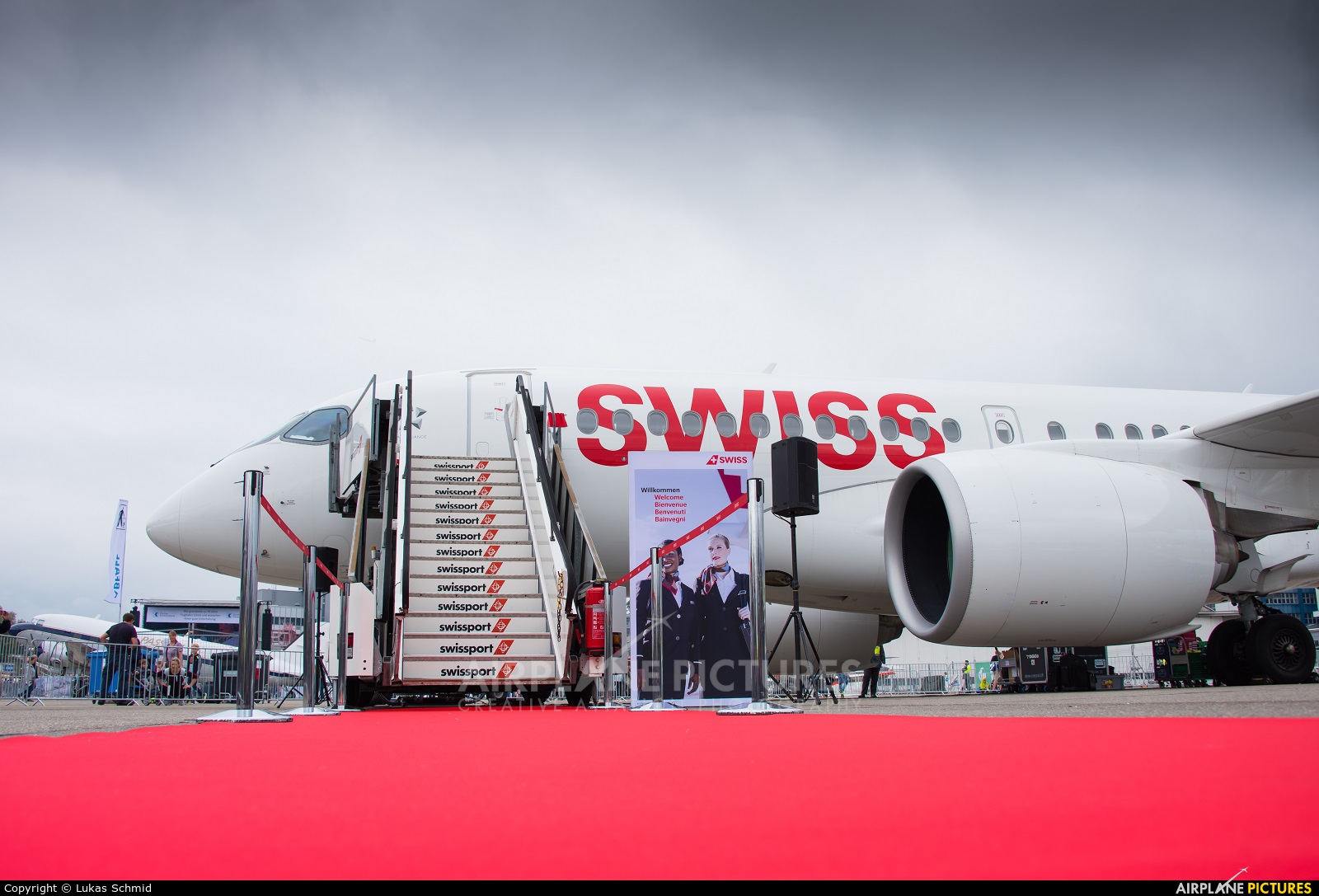 Swiss HB-JBH aircraft at Zurich