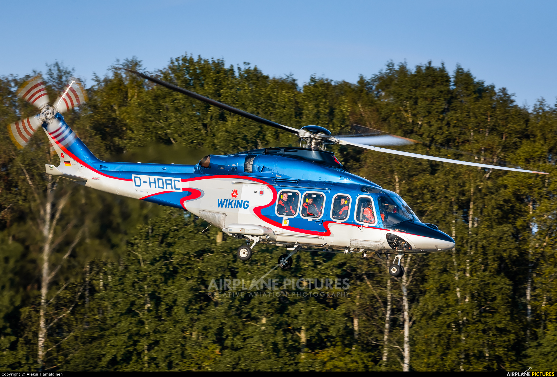 Wiking Helicopter Service D-HOAC aircraft at Helsinki - Malmi