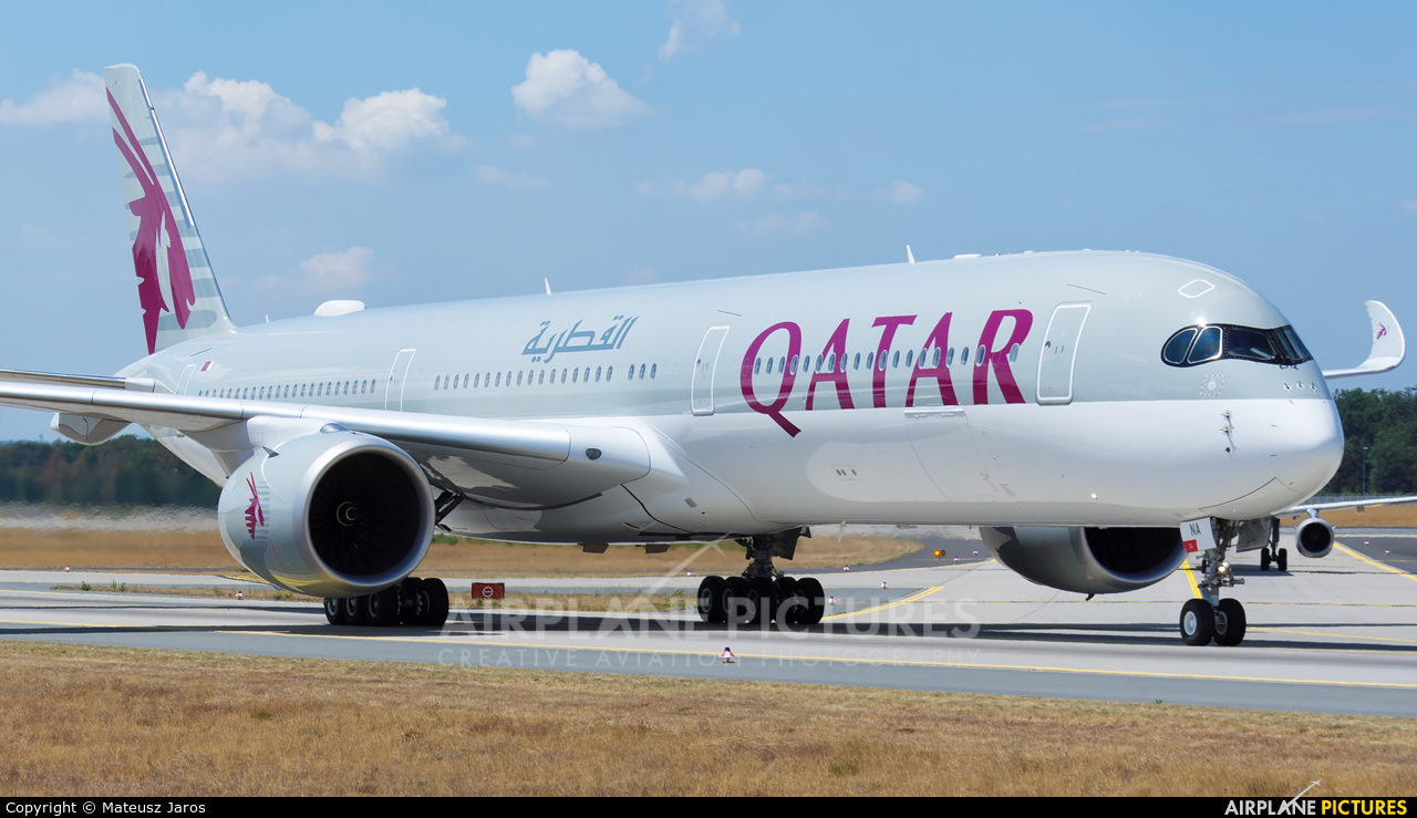 Qatar Airways A7-ANA aircraft at Frankfurt