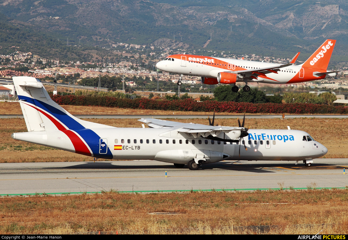 Swiftair EC-LYB aircraft at Málaga