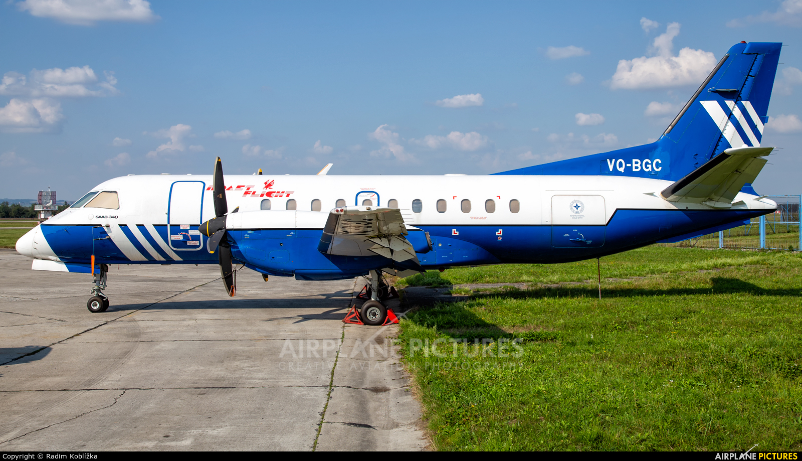 Polet Flight VQ-BGC aircraft at Ostrava Mošnov