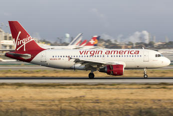 N524VA - Virgin America Airbus A319