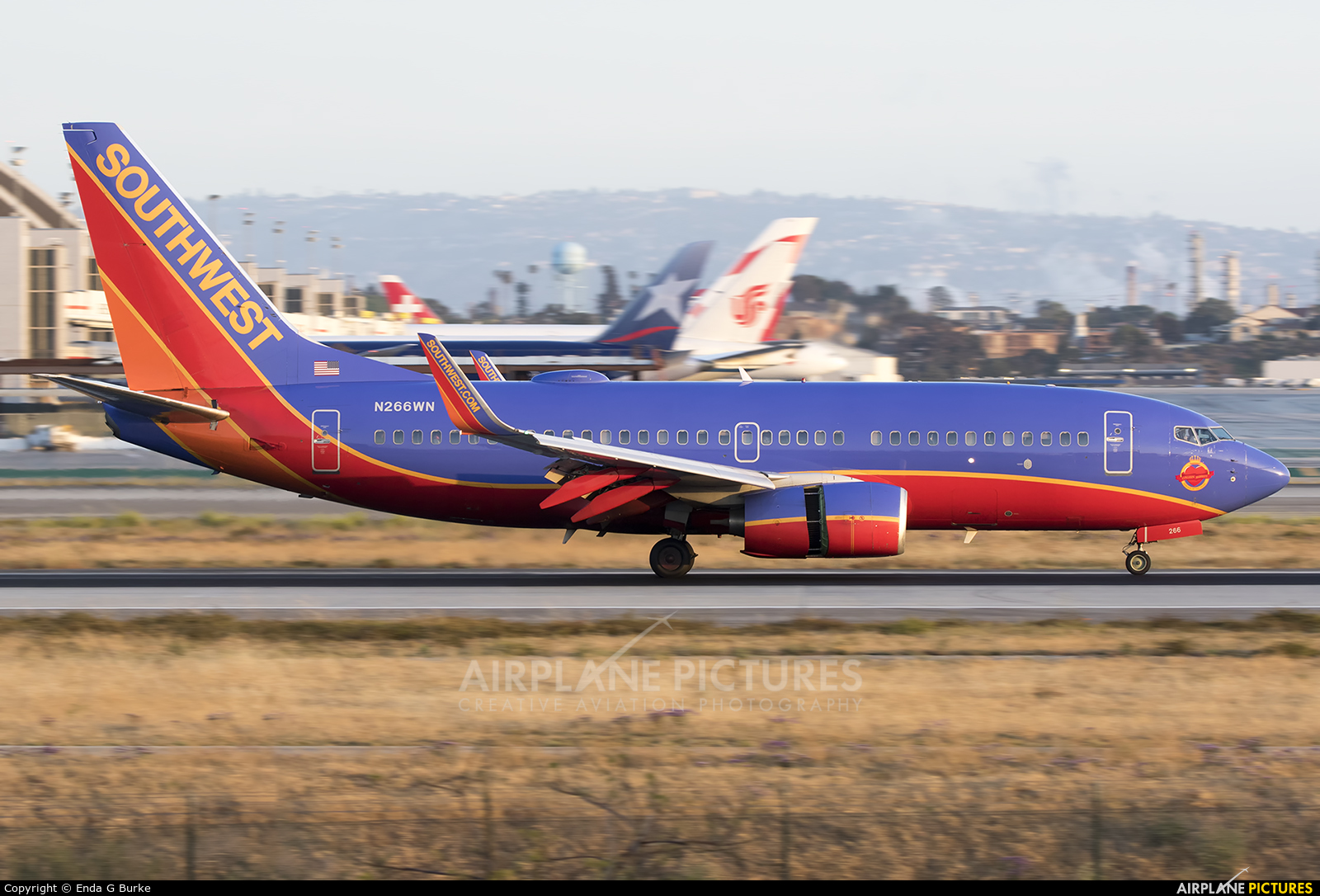 Southwest Airlines N266WN aircraft at Los Angeles Intl