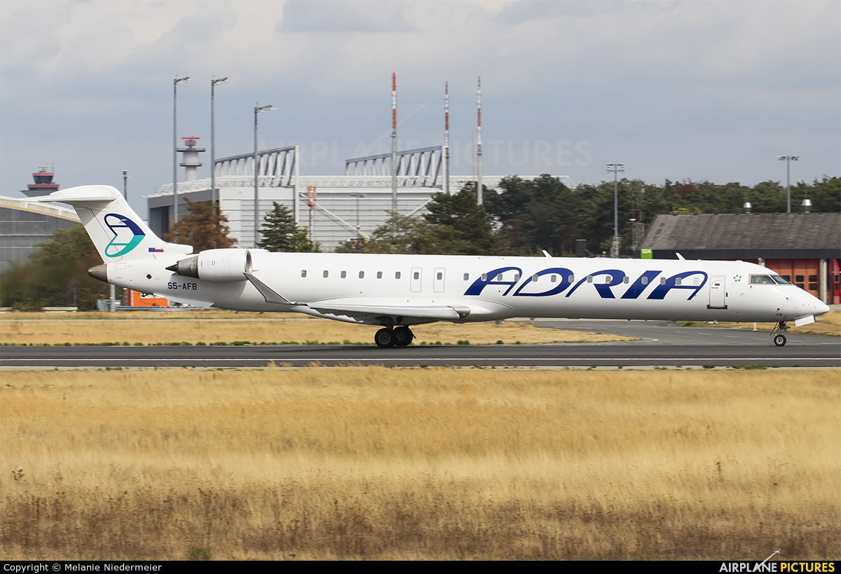 Adria Airways S5-AFB aircraft at Frankfurt