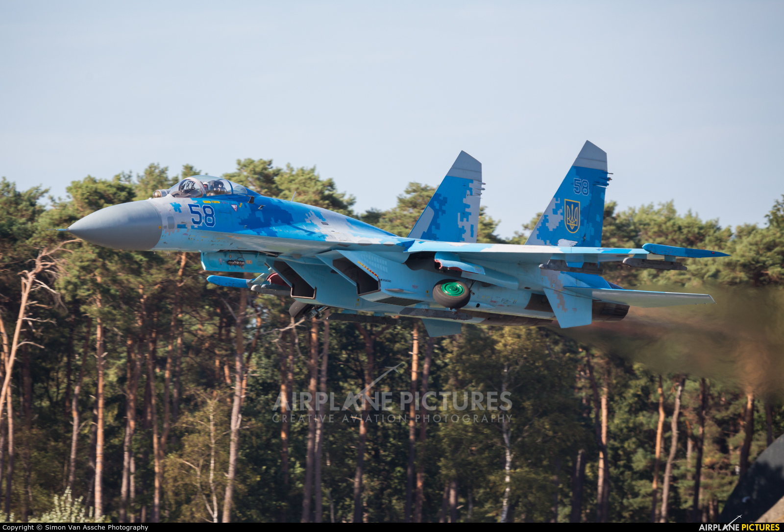 Ukraine - Air Force 58 aircraft at Kleine Brogel