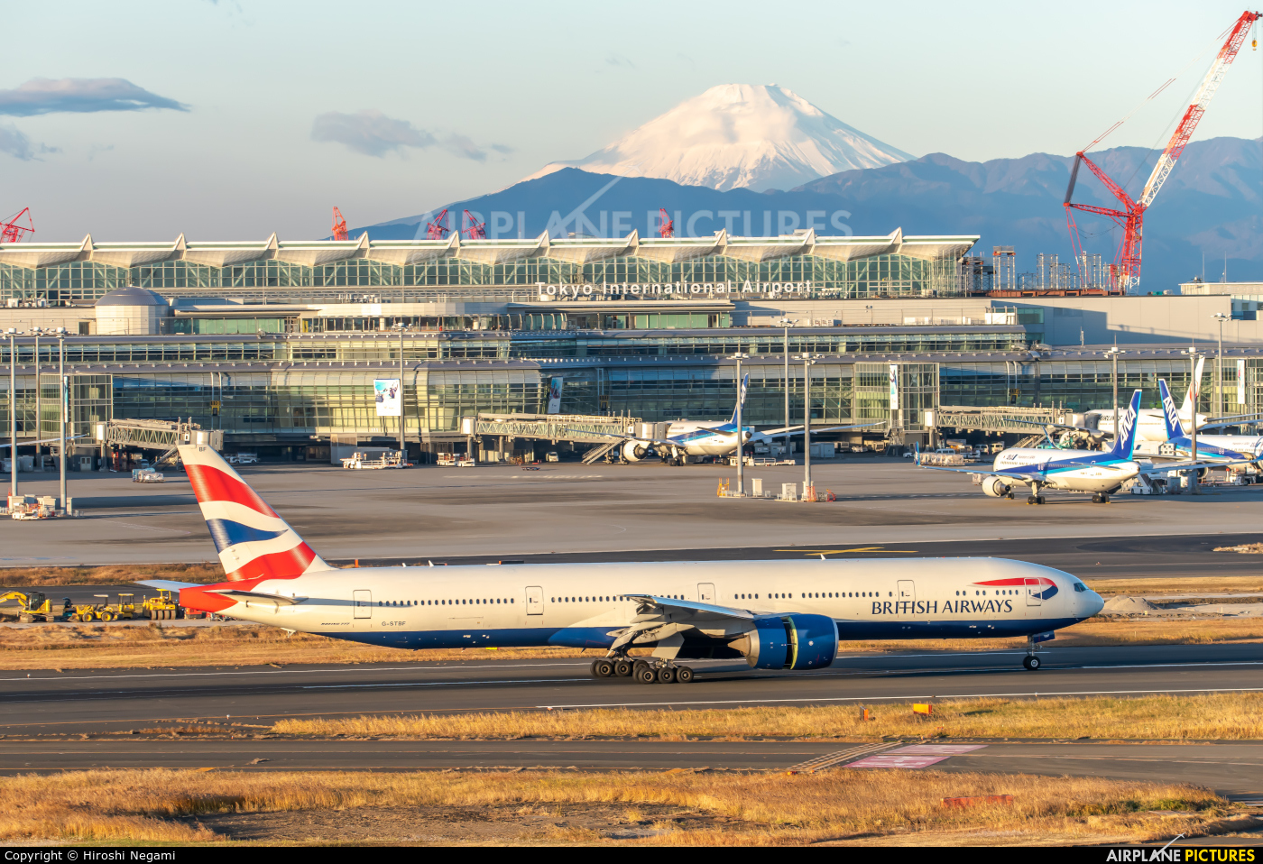 British Airways G-STBF aircraft at Tokyo - Haneda Intl