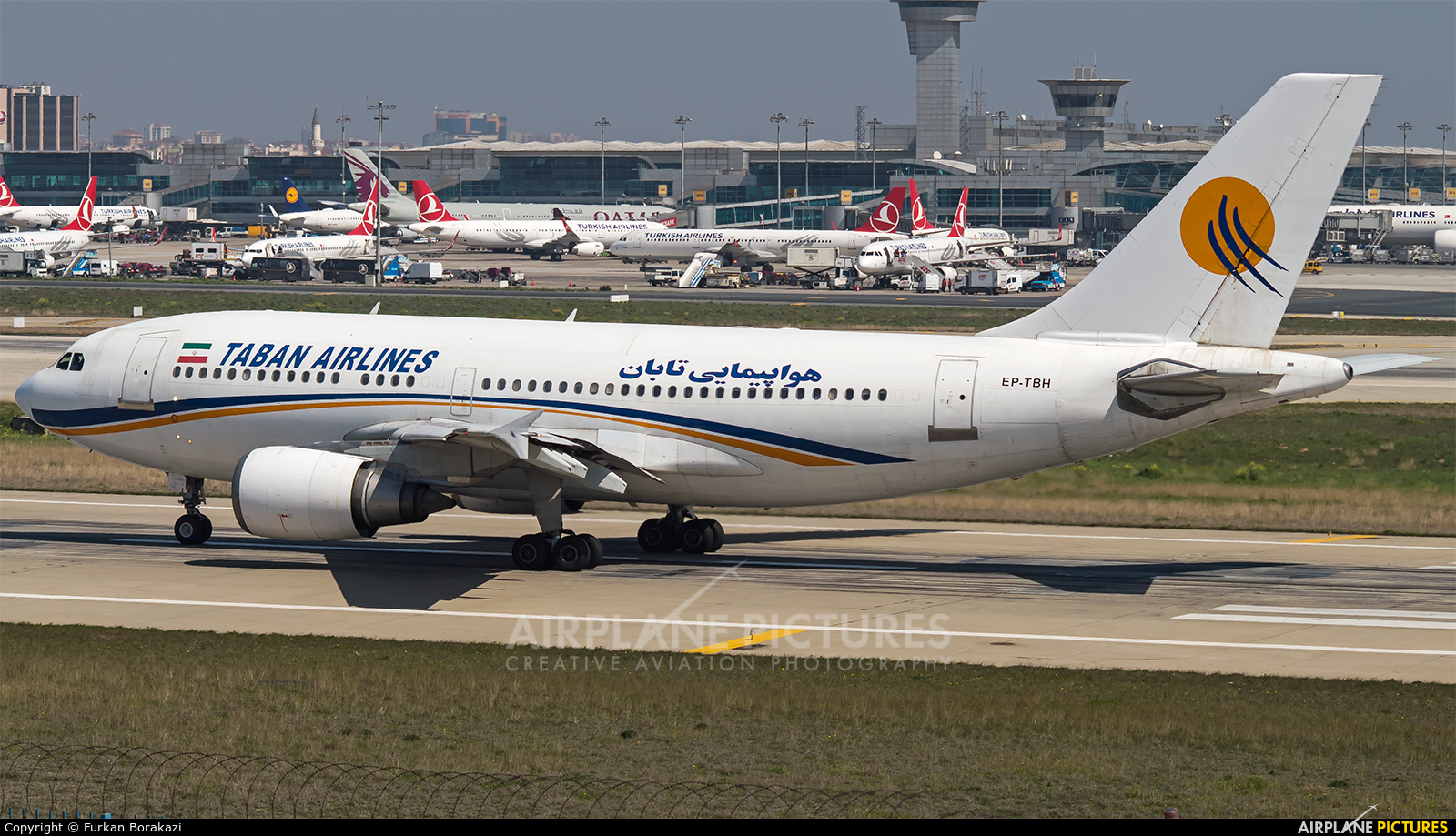 Taban Airlines EP-TBH aircraft at Istanbul - Ataturk