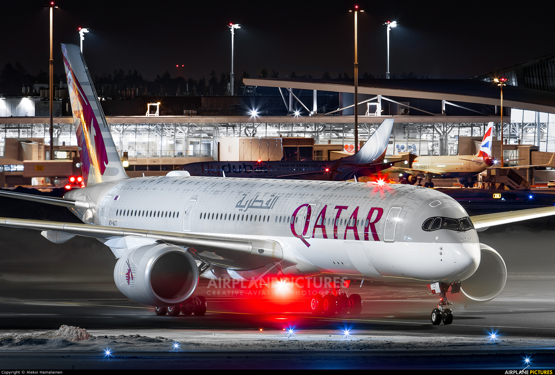 Qatar Airways A7-ALT aircraft at Helsinki - Vantaa