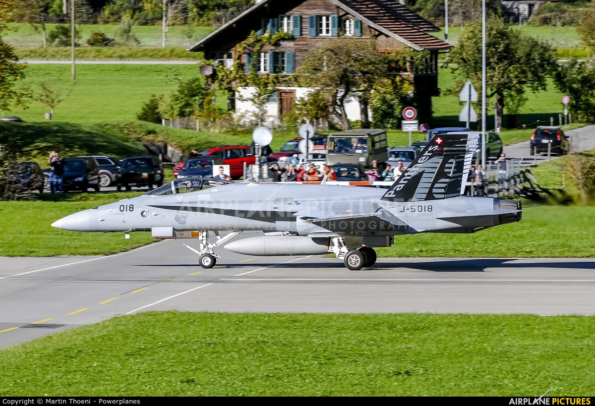 Switzerland - Air Force J-5018 aircraft at Meiringen